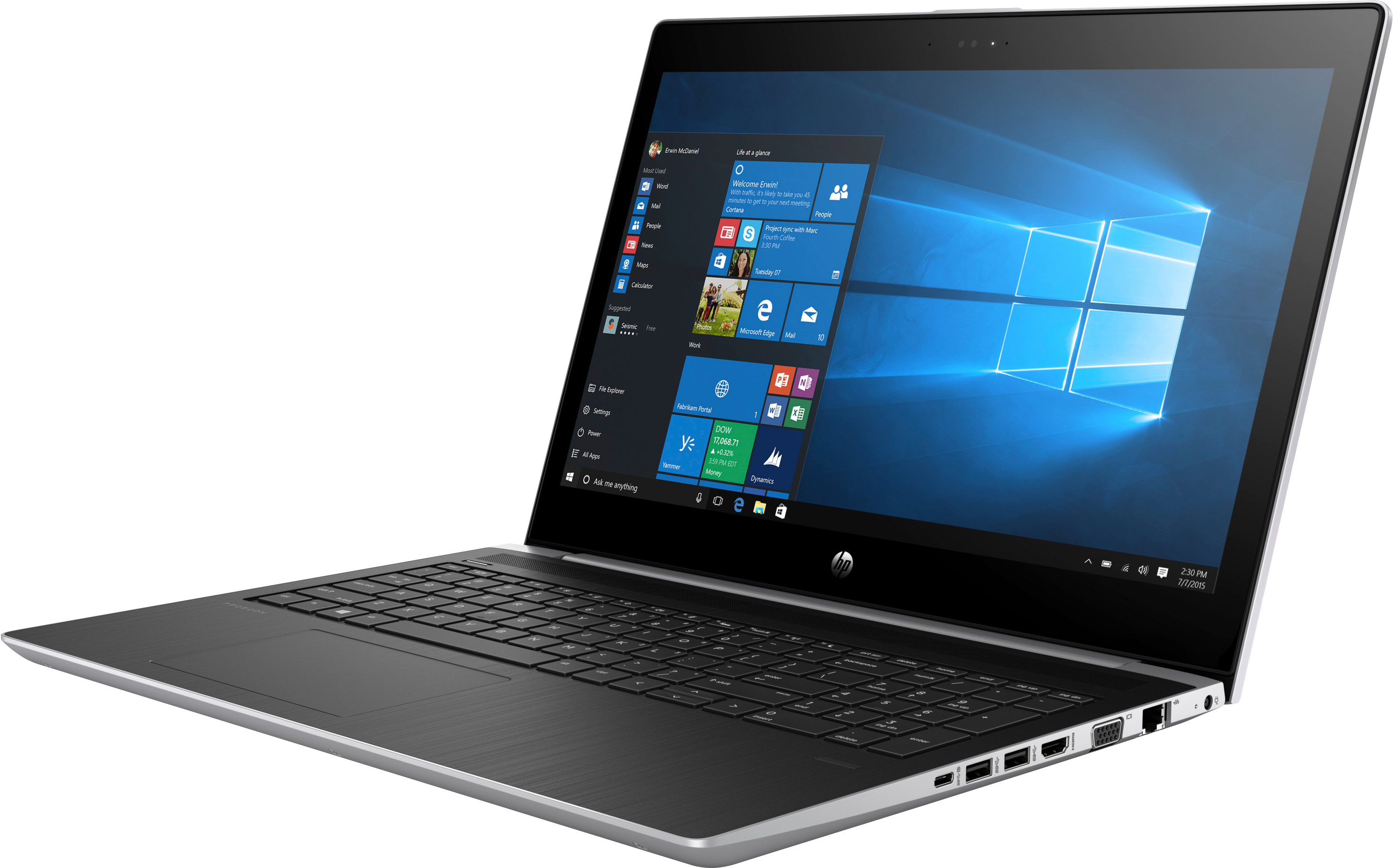 Specs HP ProBook 450 G5 Intel® Core™ i7 i7-8550U Laptop 39.6