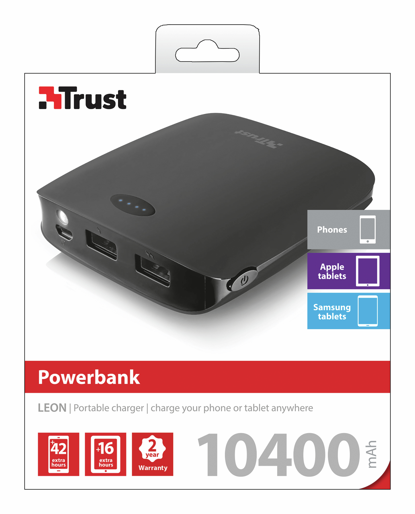 Trust Leon 10400 mAh Black – image 6