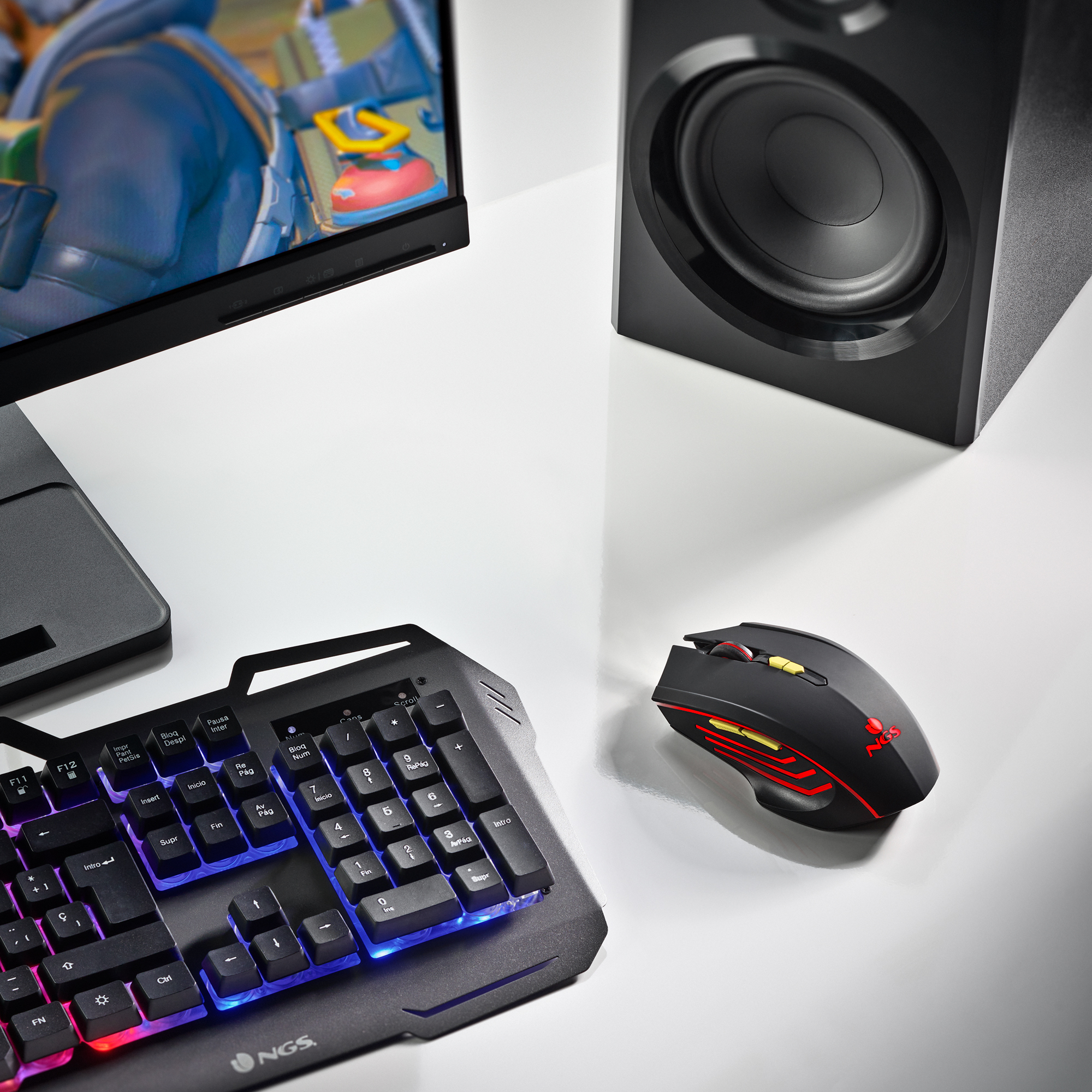 NGS GMX-200 mouse Gaming Ambidextrous RF Wireless Optical 3200 DPI – image 6