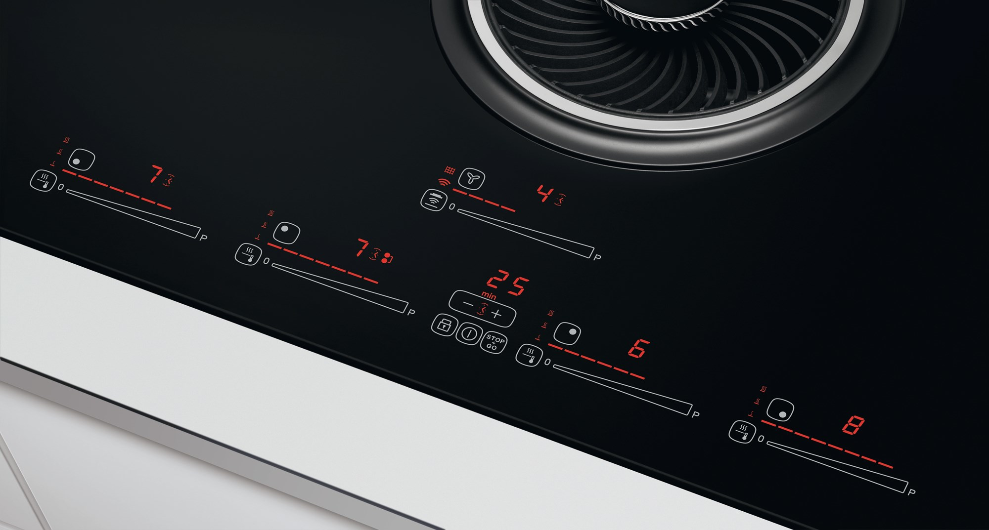 Electrolux DMGL8360SW Black Built-in Zone induction hob 4 zone(s) – image 2