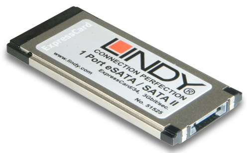 Lindy eSATA II Card - 1 Port, ExpressCard/34