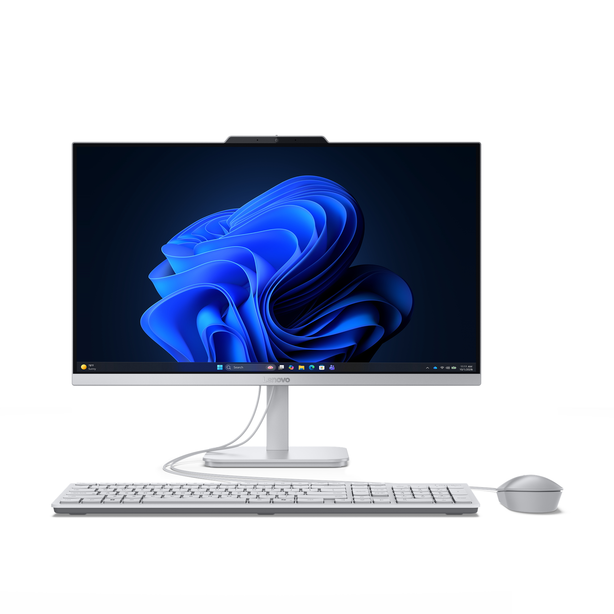Lenovo A105 24 AMD Ryzen™ 5 40 60.5 cm (23.8") 1920 x 1080 pixels All-in-One PC 8 GB LPDDR5-SDRAM 512 GB SSD Windows 11 Home Wi-Fi 6 (802.11ax) Grey