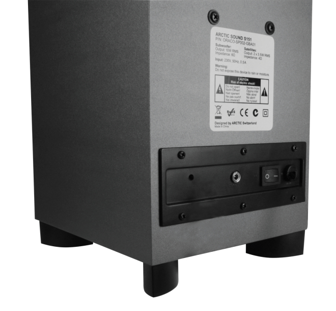 ARCTIC S362 - 2.1 Speakers with Subwoofer – image 5