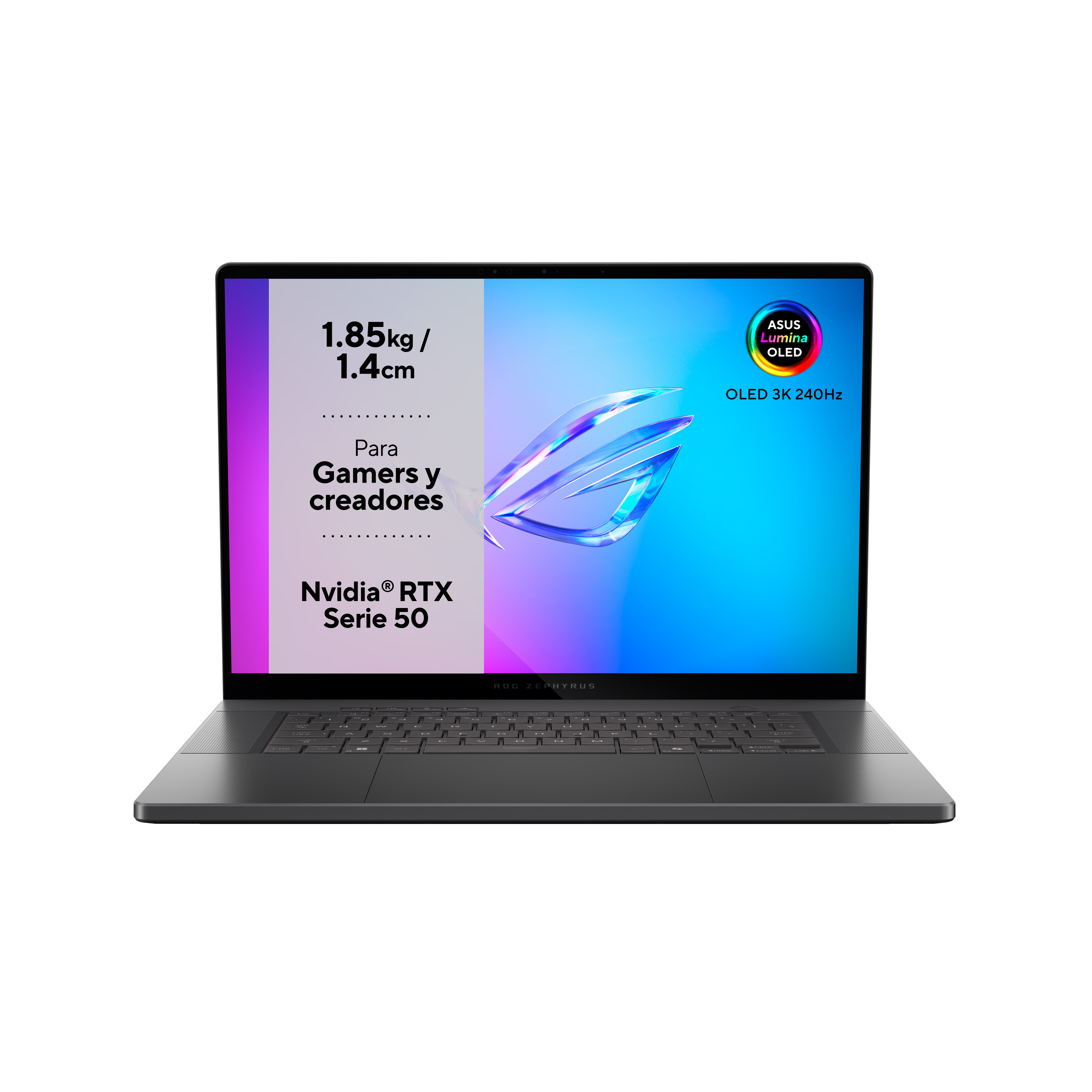 Portátil gaming - ASUS ROG Zephyrus G16 OLED GU605CW-QR127W, 16 " WQXGA, Intel® Core™ Ultra 9 285H, 64 GB RAM, 2 TB SSD, GeForce RTX™ 5080, Windows 11 - imagen 2