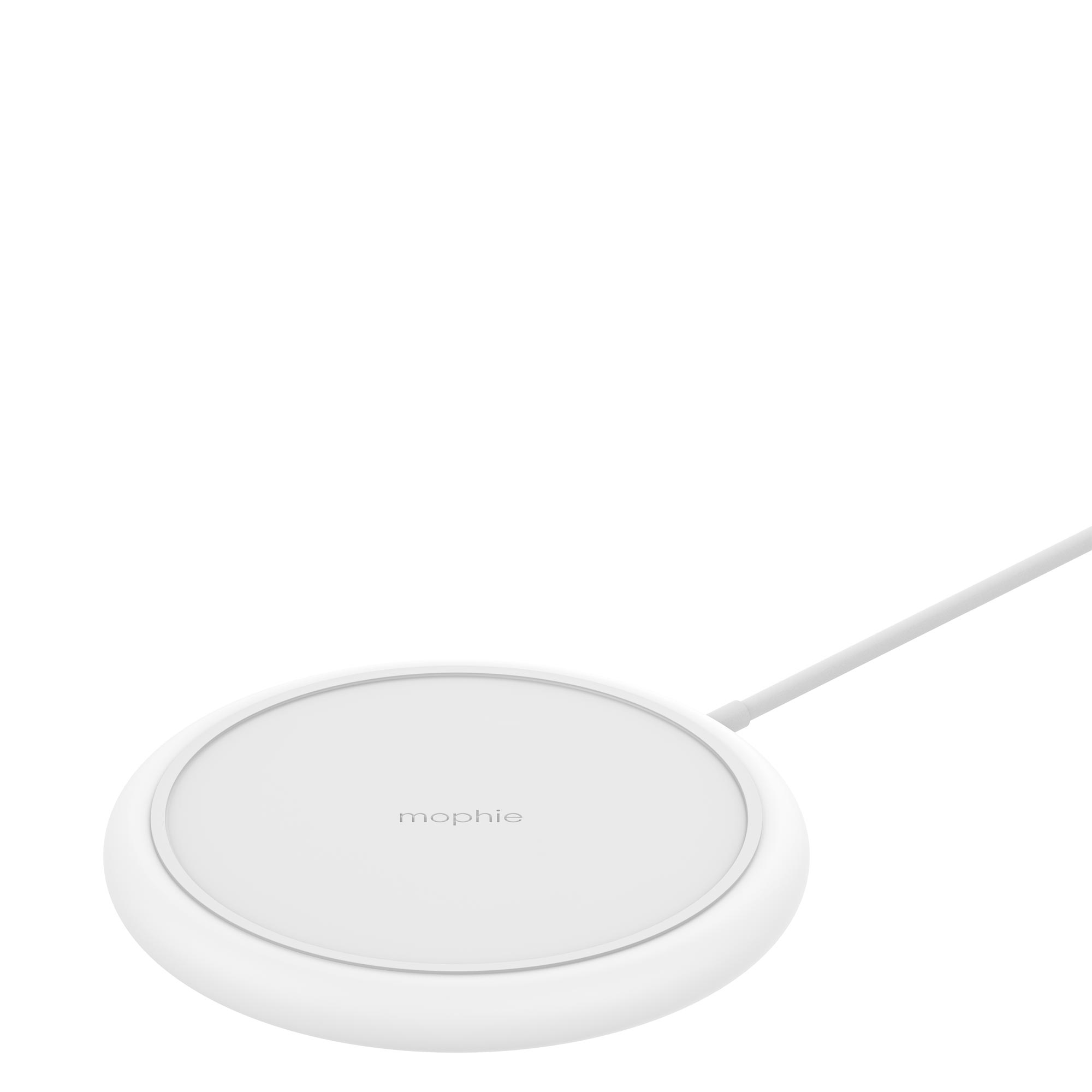 mophie 409901802 mobile device charger Smartphone White AC Wireless charging Indoor