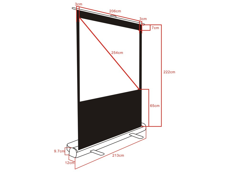 Multibrackets M 4:3 Portable Projection Screen – image 8