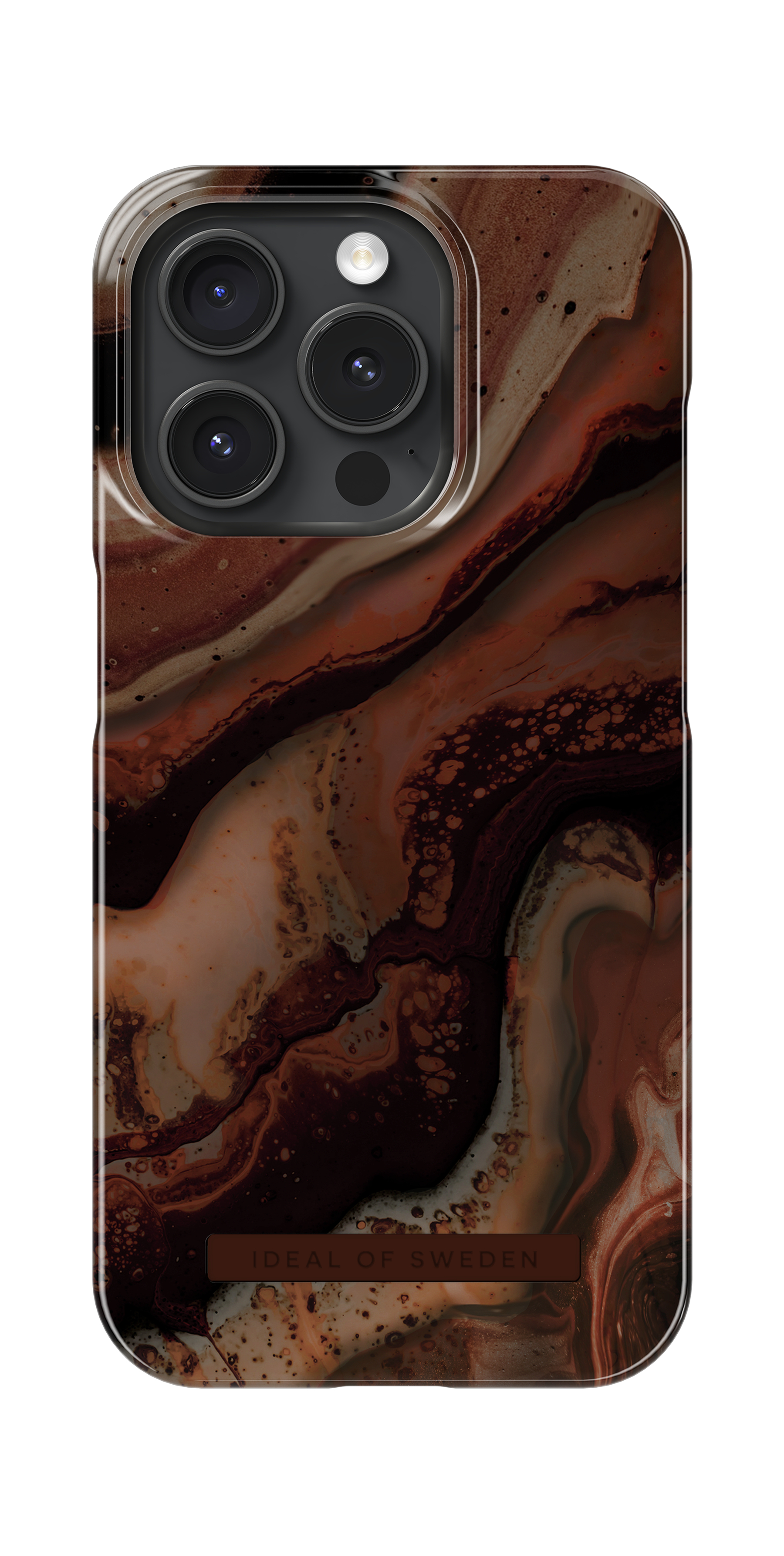 iDeal of Sweden Printed Case MagSafe iPhone 15PR Dark Amber Marble – image 4