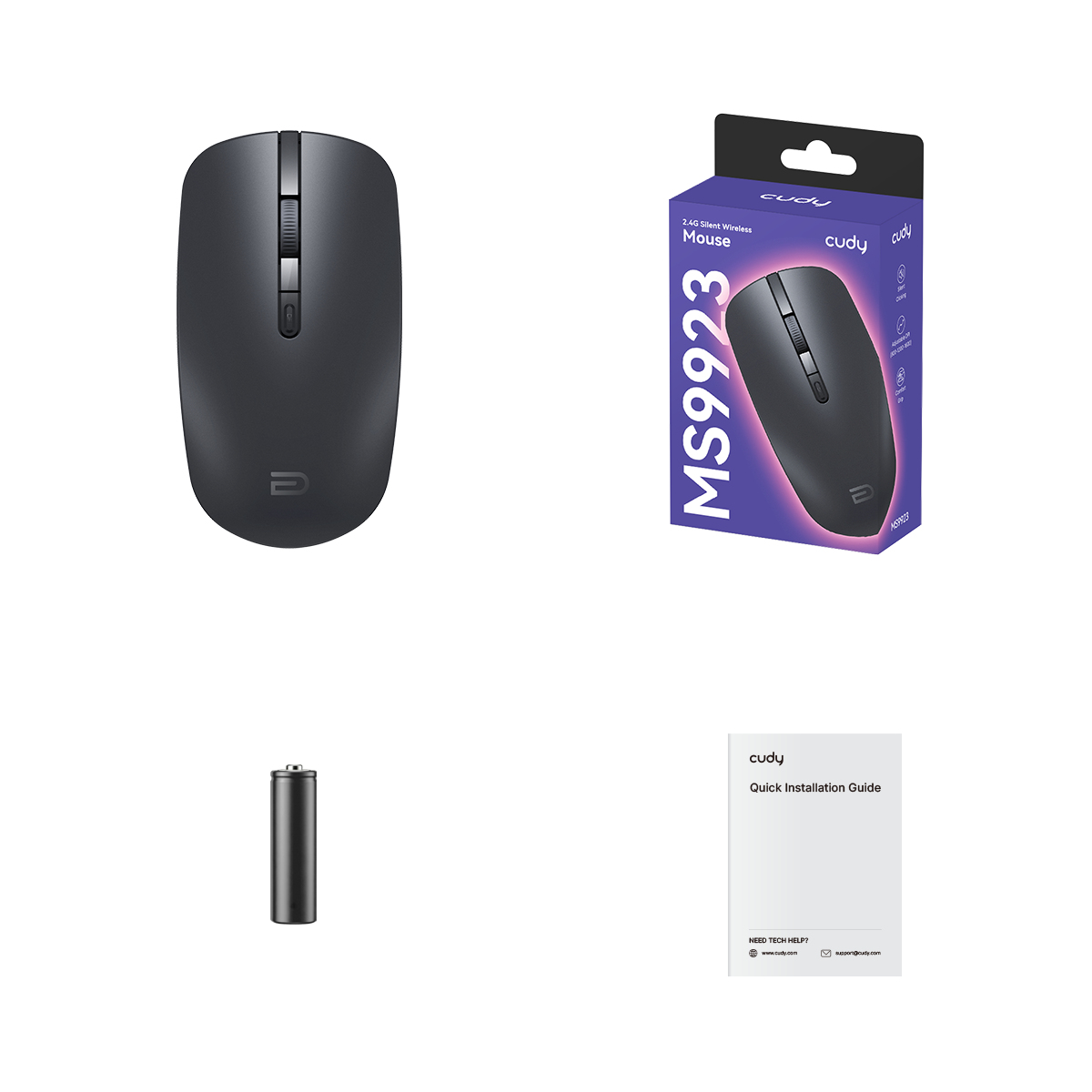 Cudy 2.4G Silent Wireless Mouse, MS9923 1.0 – image 3