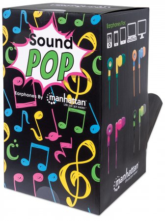 Manhattan 178822 headphones/headset Wired In-ear Music Multicolour – image 4