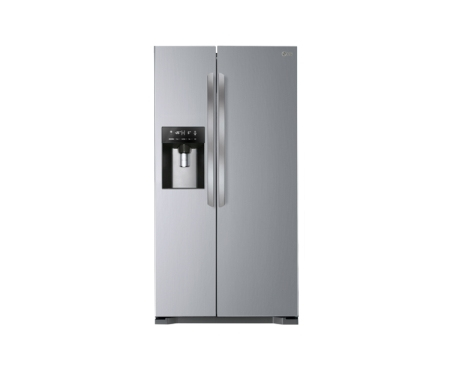 LG GSL325PVYZ side-by-side refrigerator Freestanding Platinum, Silver
