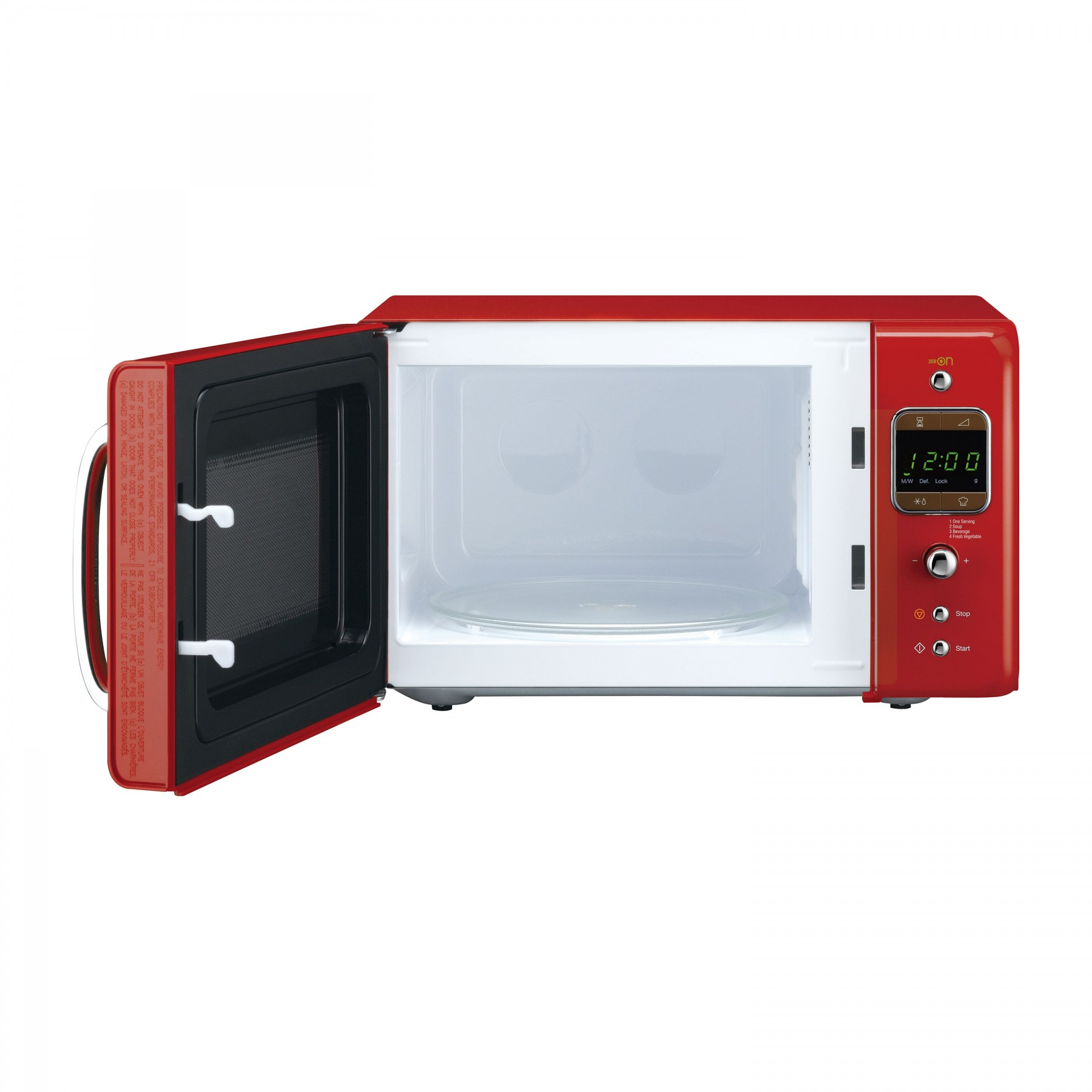 Daewoo KOR-6LBRR microwave Red Solo microwave Countertop – image 4
