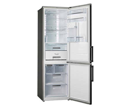LG GB7143A2BZ fridge-freezer Freestanding Black, Platinum – image 2