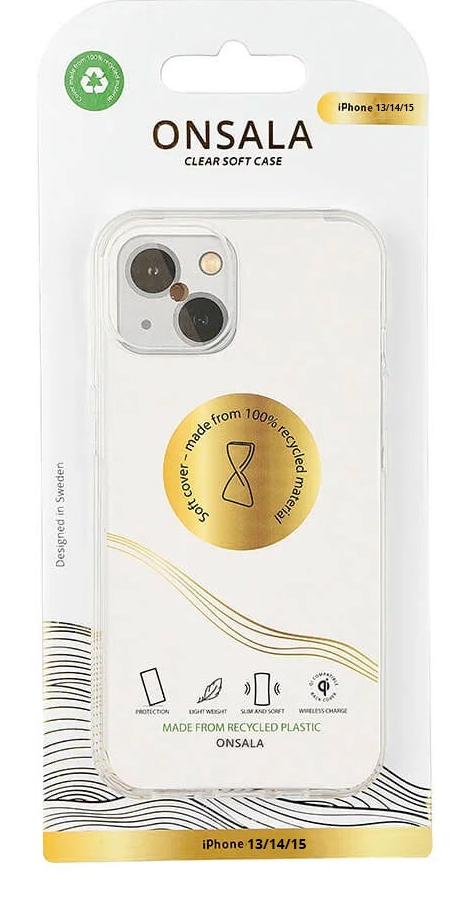 Onsala Phone Case Recycled TPU Transparent - iPhone 13/14/15 – image 2