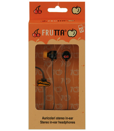 Cellularline FRUTTAHS35 headphones/headset Wired Black, Orange – image 2