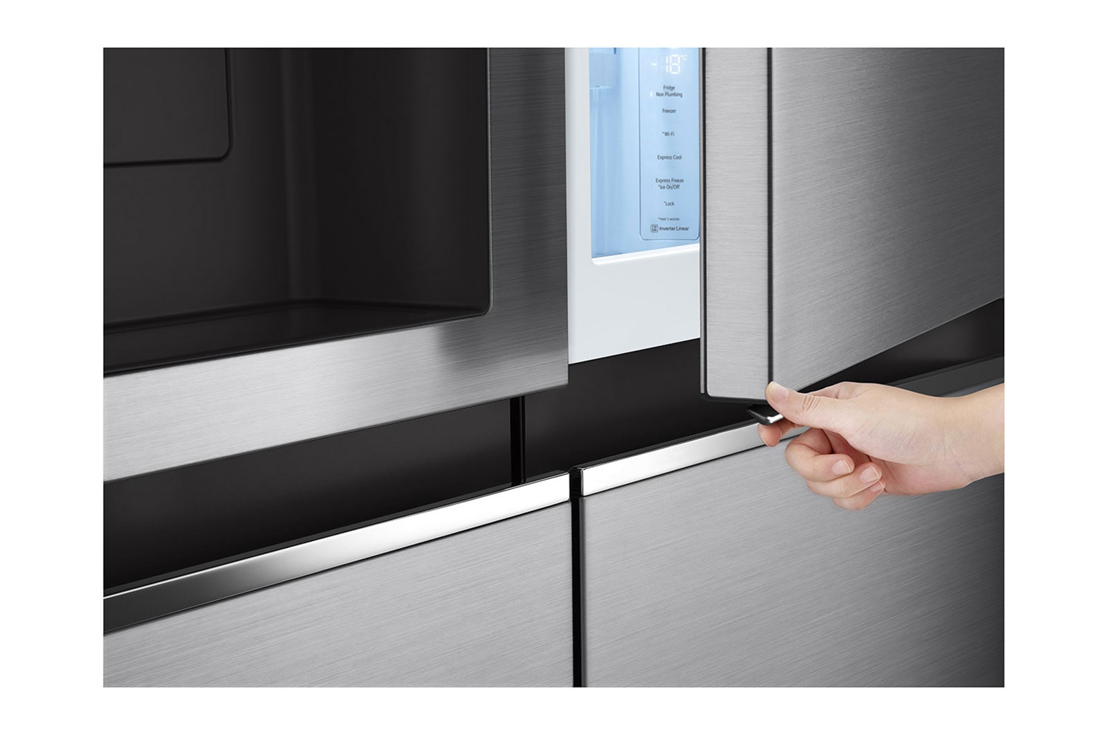 LG GSJV71PZTE side-by-side refrigerator Freestanding – image 4
