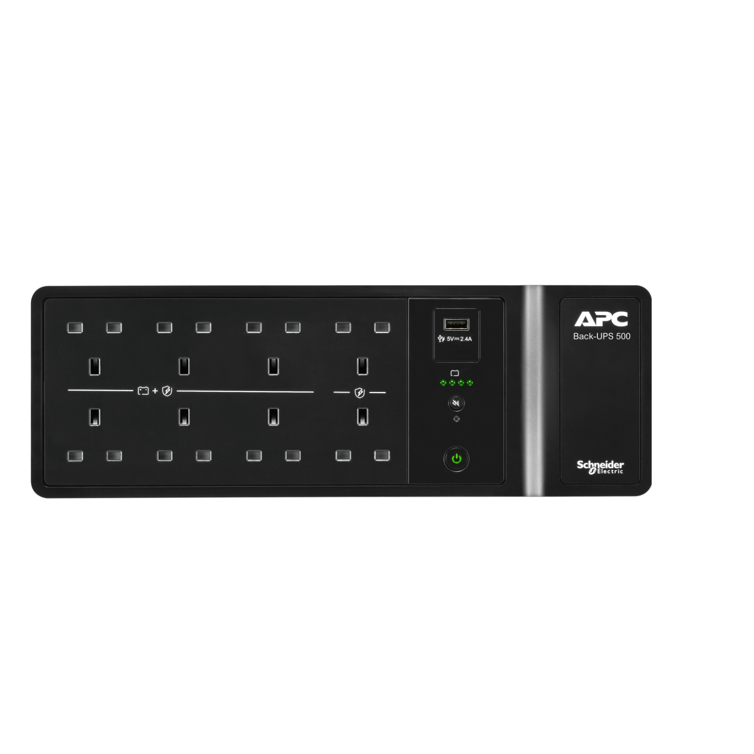 APC Back-UPS, 500VA/300W Floor/Wall Mount – image 4