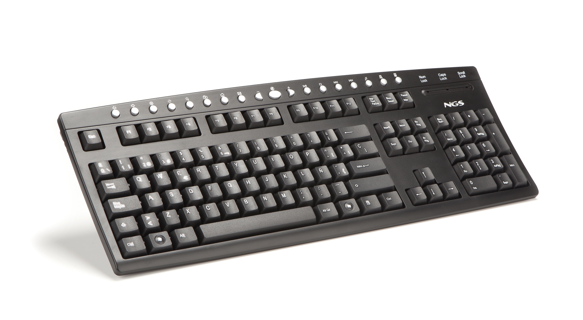 NGS StarOne keyboard Office USB QWERTY Black – image 2