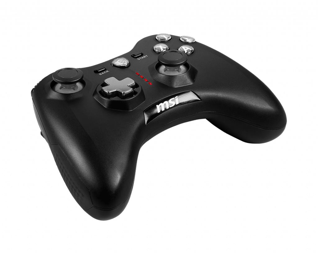 MSI FORCE GC20 V2 Gaming Controller 'PC and Android ready, Wired, adjustable D-Pad cover, Dual vibration motors, Ergonomic design, detachable cables' – image 2