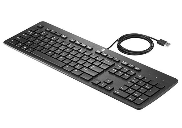 HP 803181-271 keyboard Office USB Romanian Black