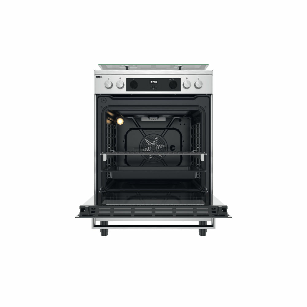 Whirlpool WS67G8CHXT/E Freestanding cooker Electric Gas Black, Stainless steel – image 2