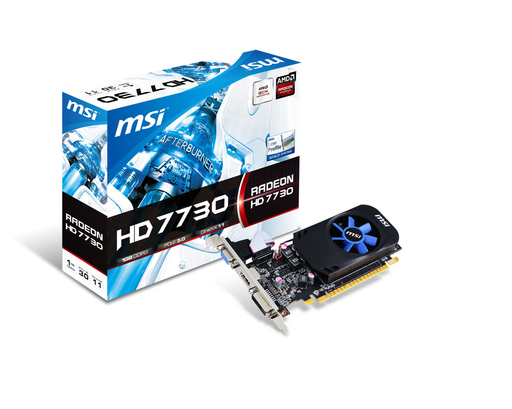 MSI R7730-1GD3/LP AMD Radeon HD7730
