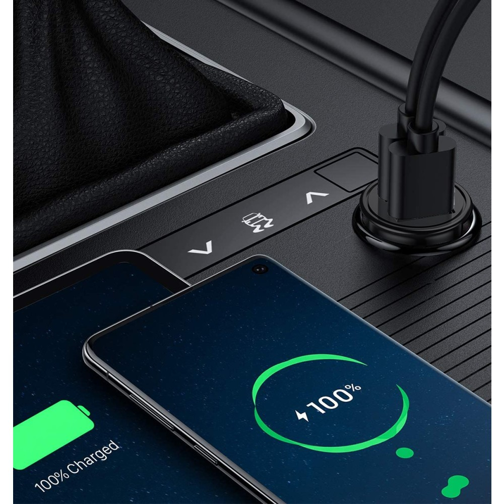 Techly Mini Car Charger 2 Ports USB-A Quick Charge 3.0 – image 5
