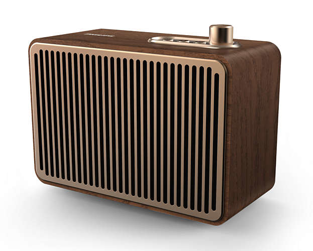 Philips TAVS500/00 portable/party speaker Mono portable speaker Gold, Wood – image 2