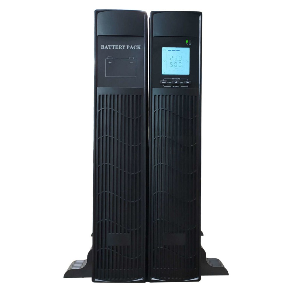 Techly IUPS-RM3KL9PROS uninterruptible power supply (UPS) Double-conversion (Online) 3 kVA – image 2