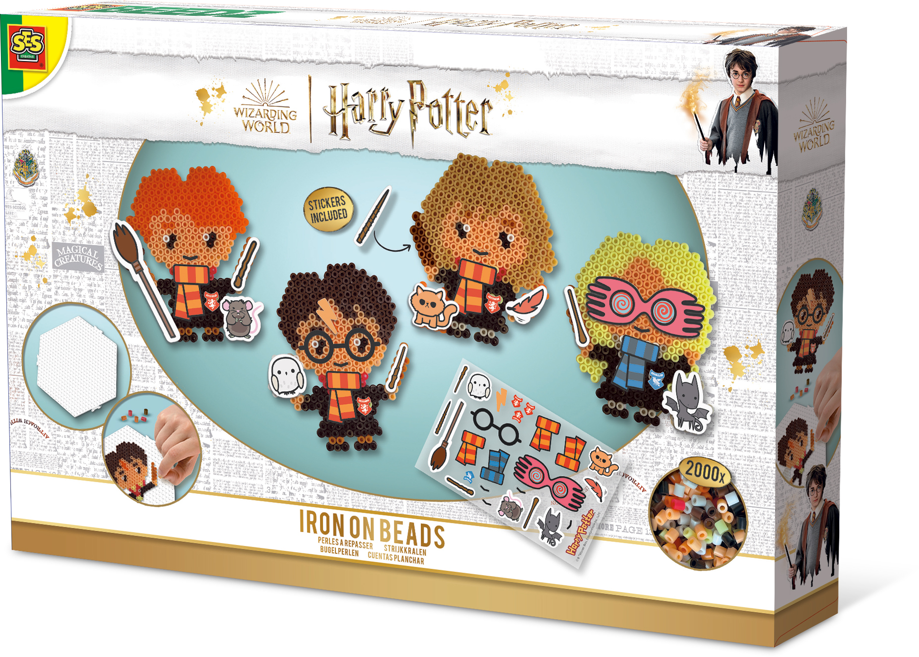 SES Creative Harry Potter Characters Iron on Beads Kit
