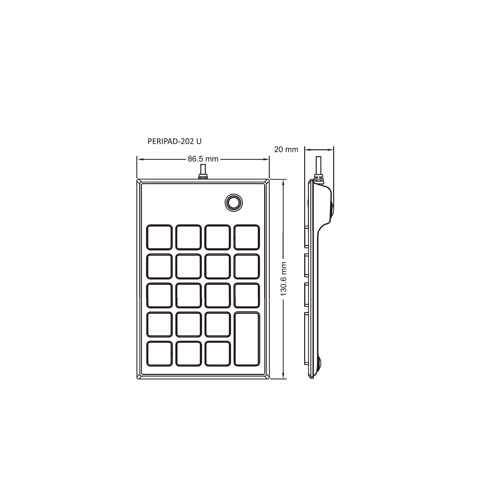 InLine 57161E keyboard Universal USB No Black – image 5