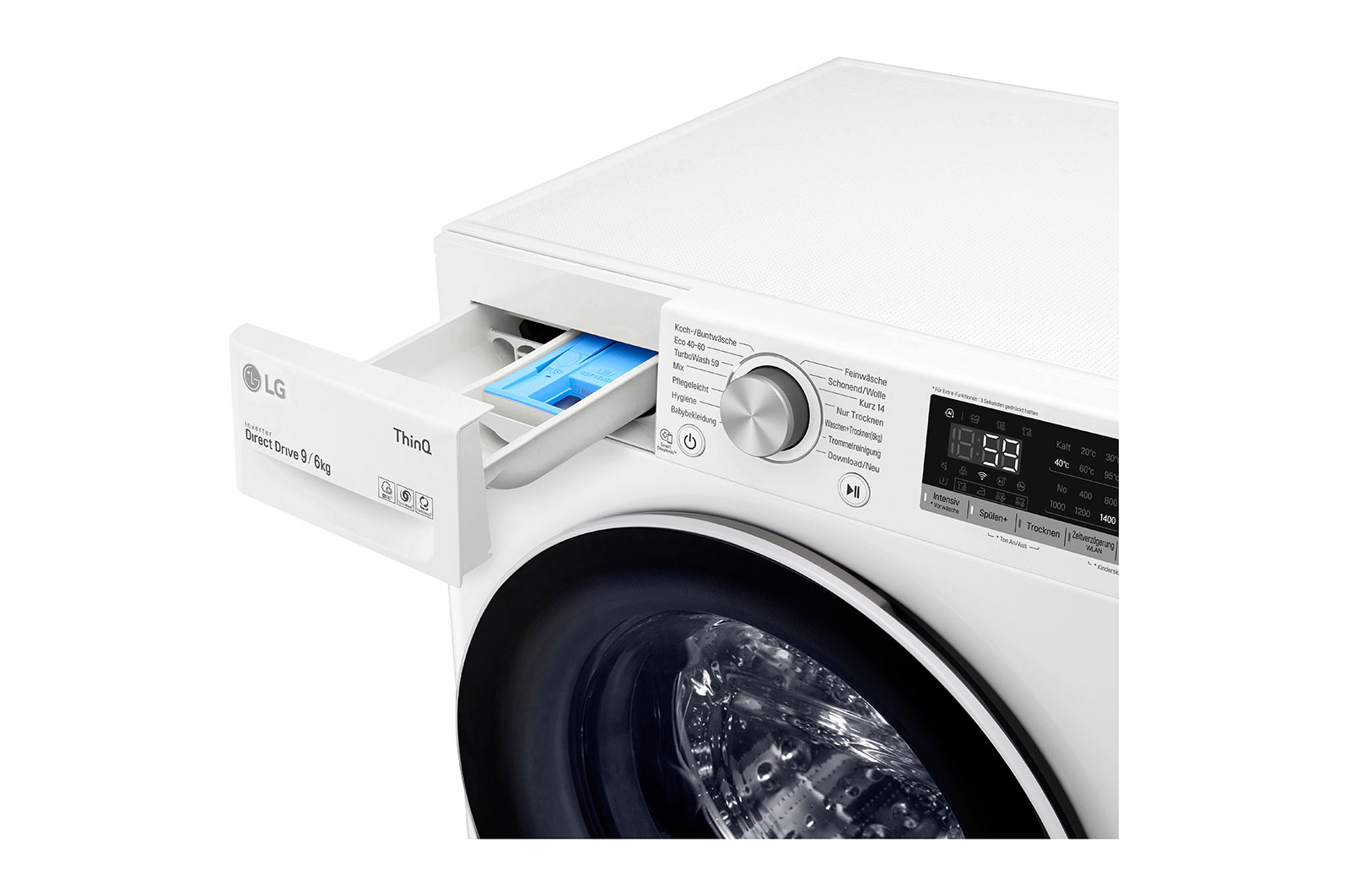 LG V5WD96TW0 washer dryer Freestanding Front-load White – image 5