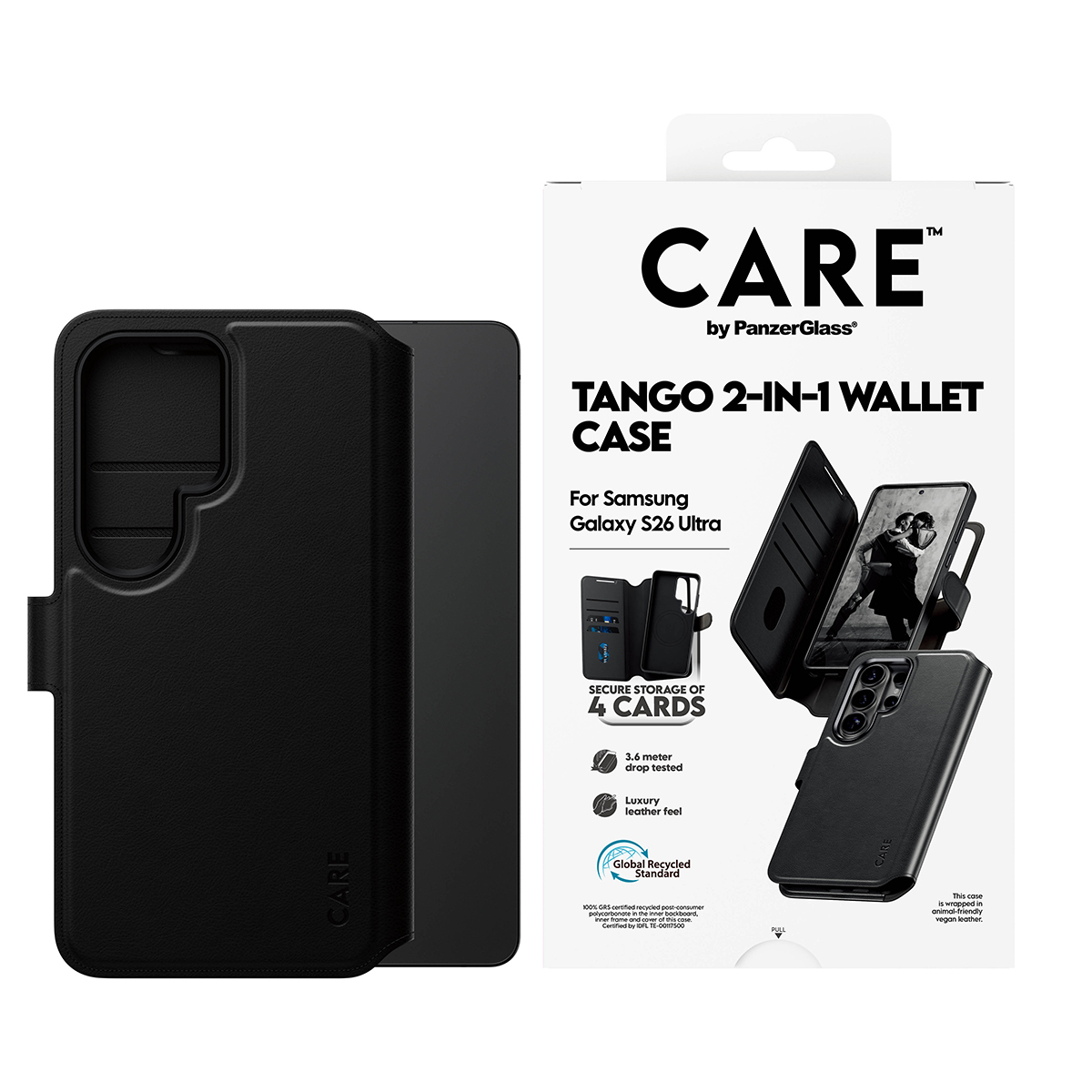 PanzerGlass CARE™ by PanzerGlass® Tango 2-in-1 Wallet Case w. Qi Samsung Galaxy S26 Ultra – image 2