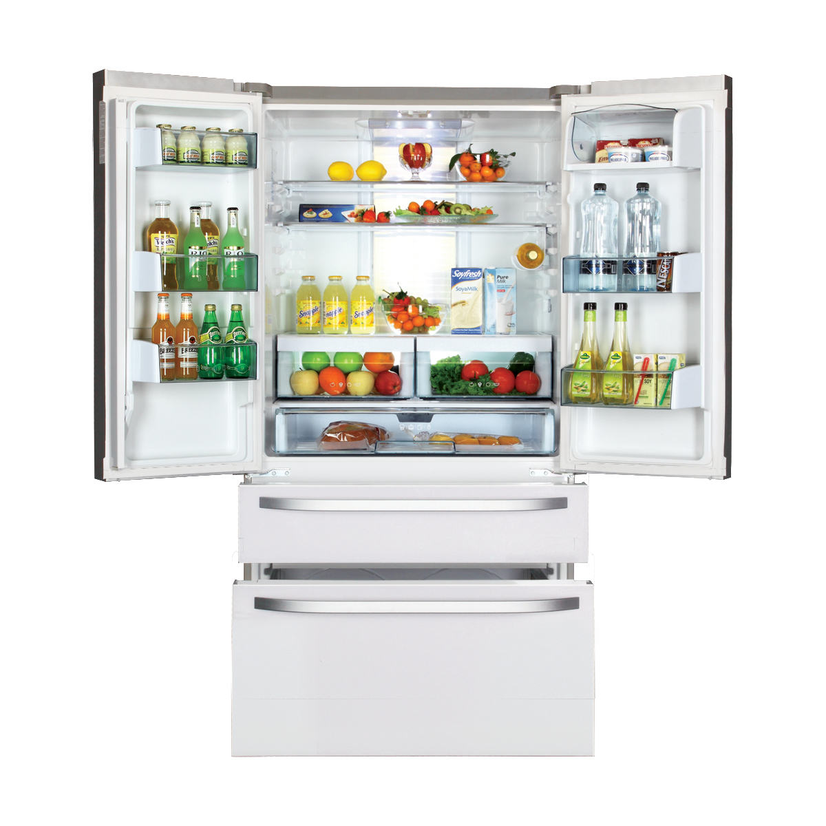 Haier HB21FGWAA side-by-side refrigerator Freestanding – image 3