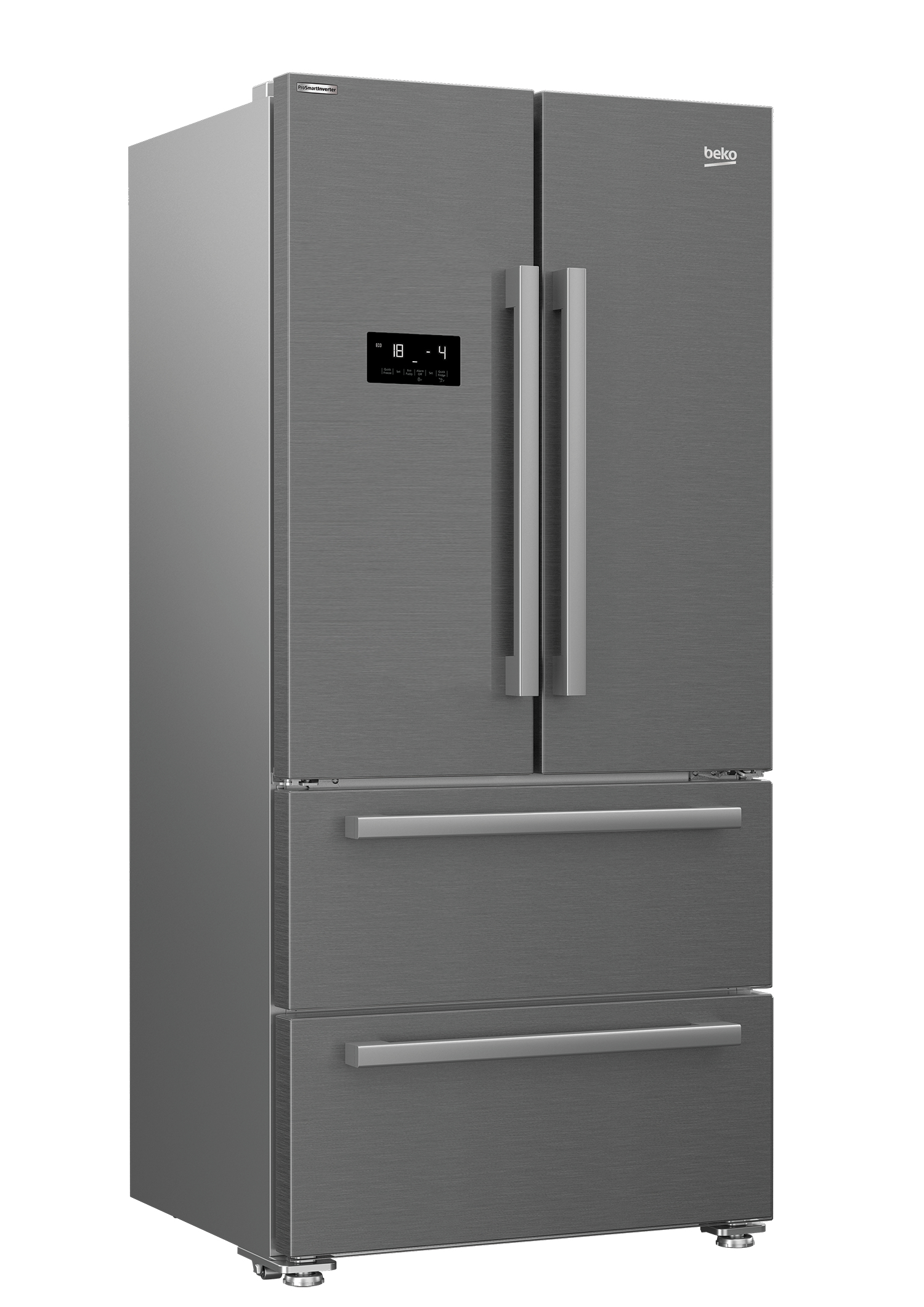 Beko GNE60531XN side-by-side refrigerator Freestanding – image 2