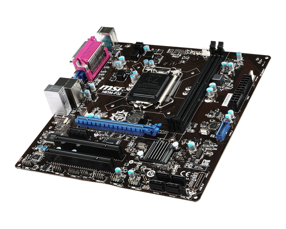 MSI H81M-P32 Intel® H81 LGA 1150 (Socket H3) micro ATX – image 2
