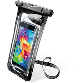 Cellularline VOYAGERMUSIC15K mobile phone case Pouch case Transparent