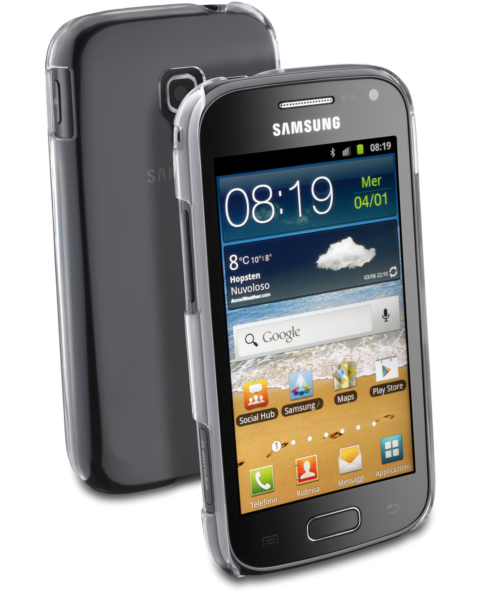 Cellularline Invisible Galaxy Ace 2- Transparent