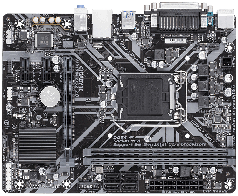 GIGABYTE H310M S2 2.0 (rev. 1.0) – image 2