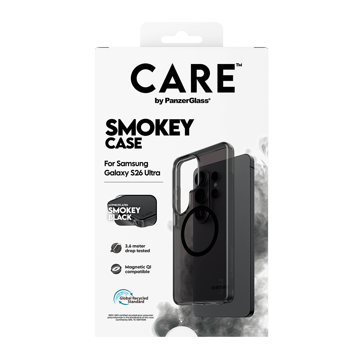 PanzerGlass CARE™ by PanzerGlass® Smokey Case w. Black Qi Samsung Galaxy S26 Ultra – image 3