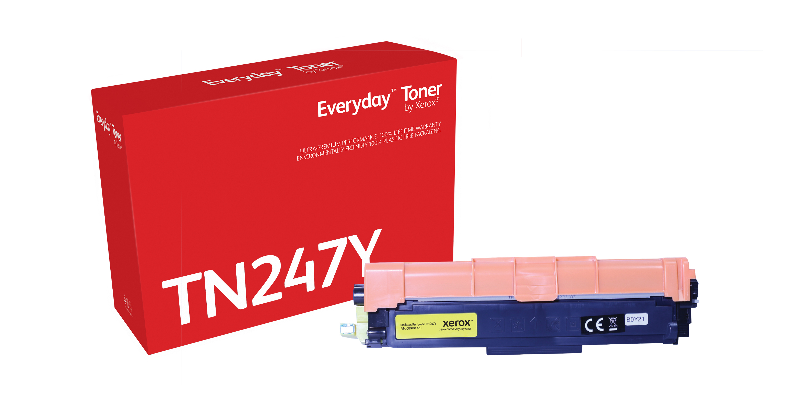 Everyday - High Yield - yellow - compatible - toner cartridge (alternative for: Brother TN247Y) - for Brother DCP-L3510CDW, DCP-L3517CDW, DCP-L3550DW, MFC-L3730CDN