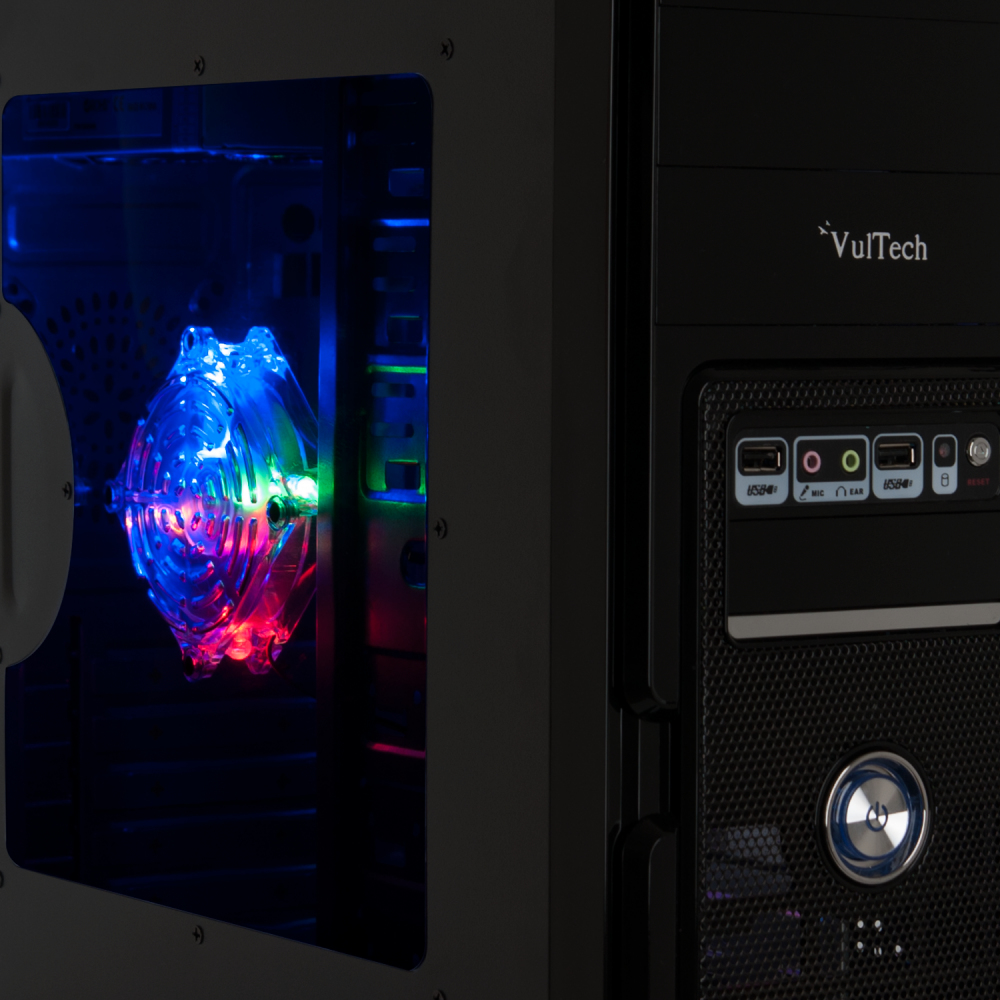 Vultech GS-2681 computer case Midi Tower Black, Transparent – image 6
