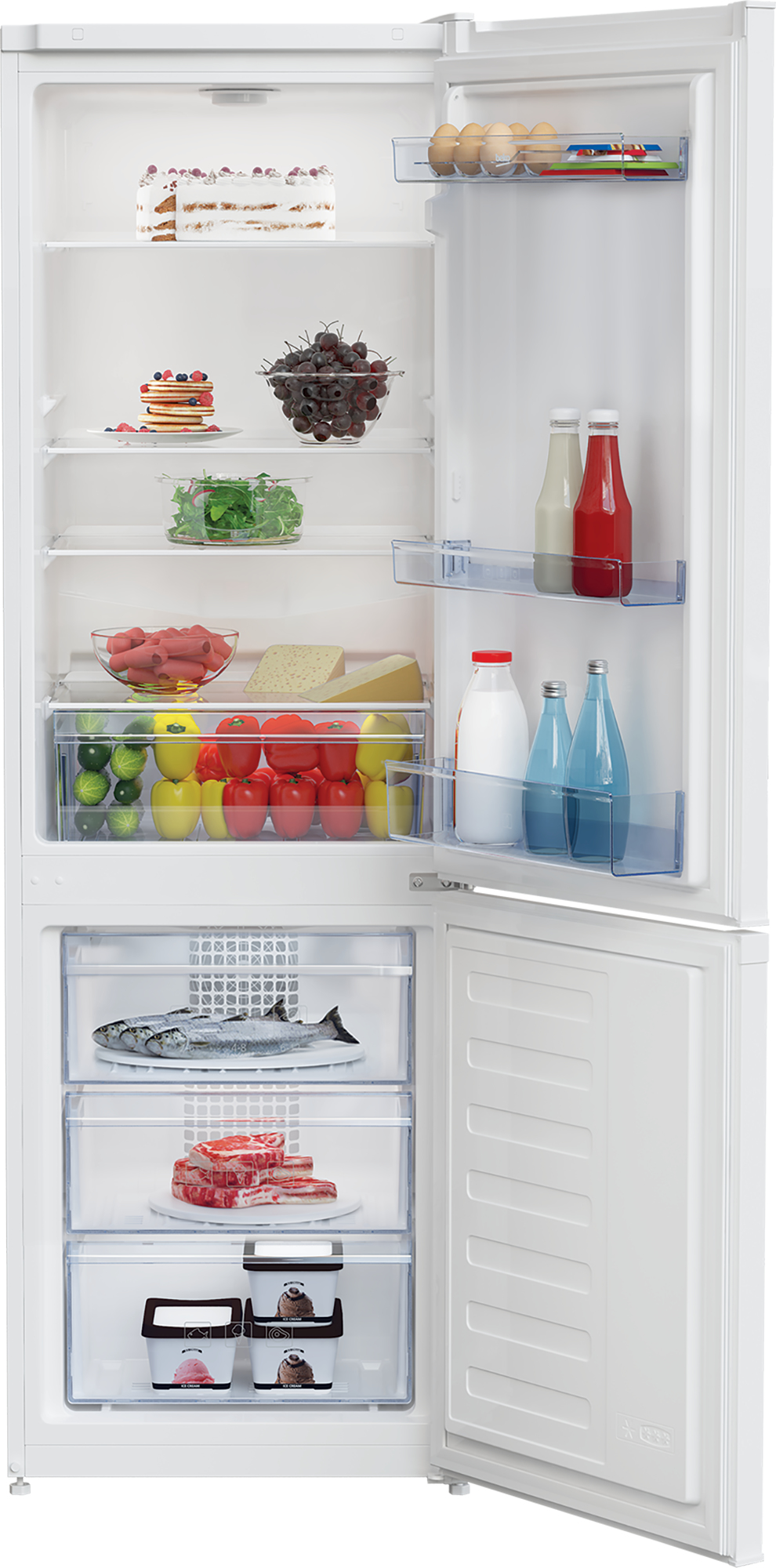 Beko CCFM3571W fridge-freezer Freestanding