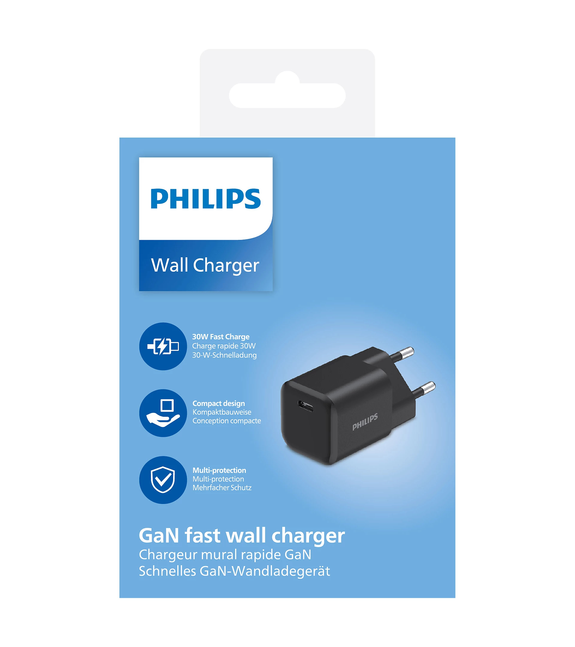 Philips DLP4333CB/12 mobile device charger Mobile phone, Laptop, Power bank, Smartphone, Tablet, Universal Black AC Fast charging Indoor – image 2