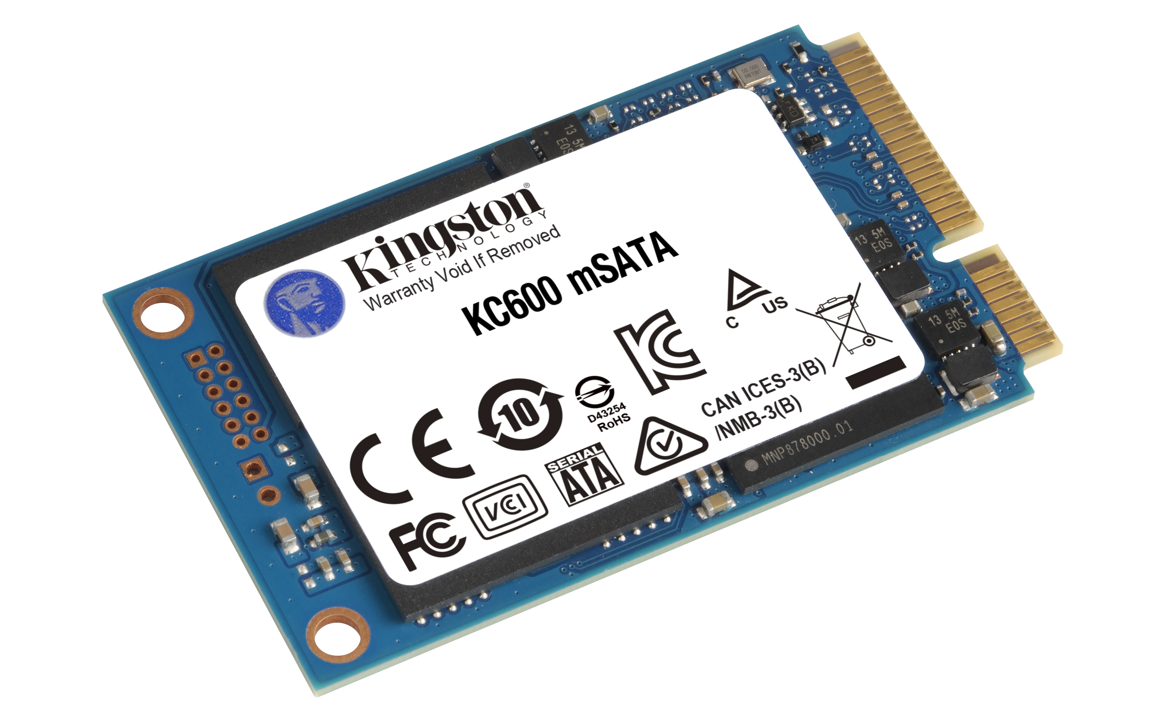 Unidad de Estado Sólido Kingston KC600 SSD - mSATA - 512GB - SATA III - SKC600MS/512G Unidad de Estado Sólido Kingston KC600 SSD - mSATA - 512GB - SATA III - SKC600MS/512G