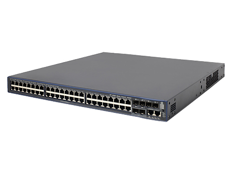 HP 5500-48G-PoE+-4SFP HI Switch w/2 Interface Slots – image 2
