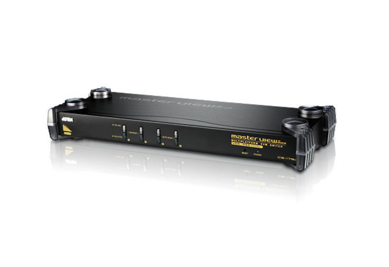 ATEN CS1754 KVM switch Rack mounting Black