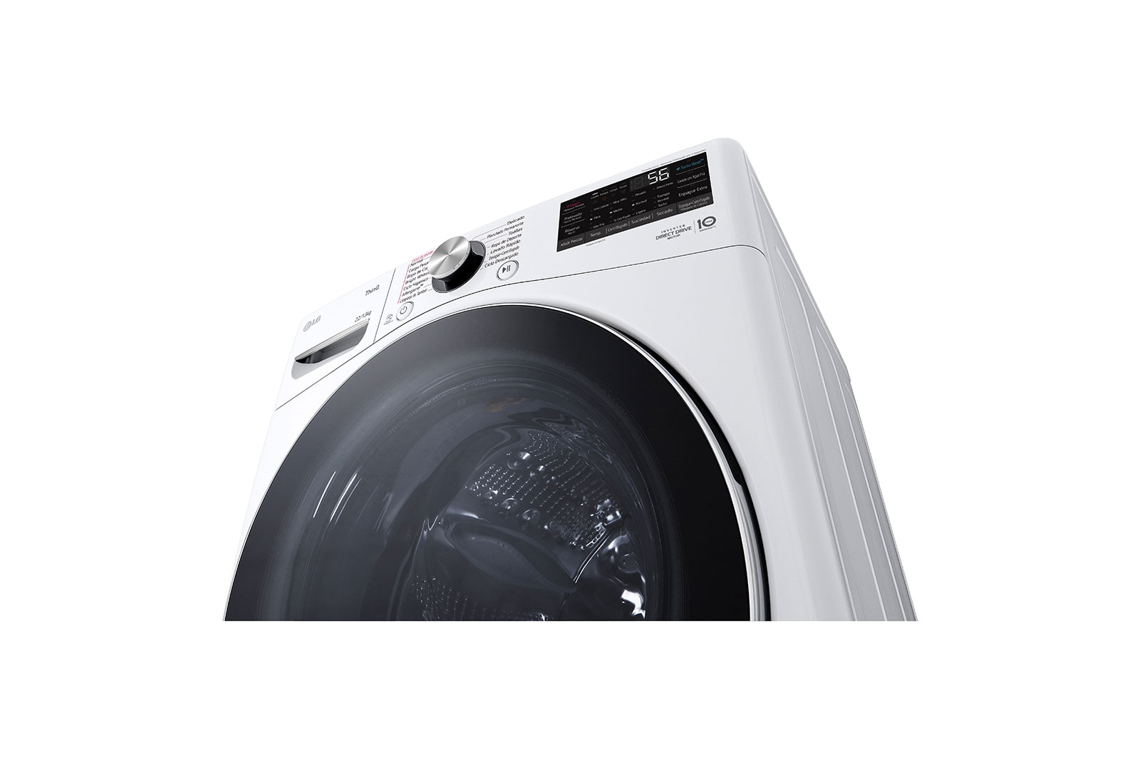 LG WD22WV26R washer dryer Freestanding Front-load White – image 5