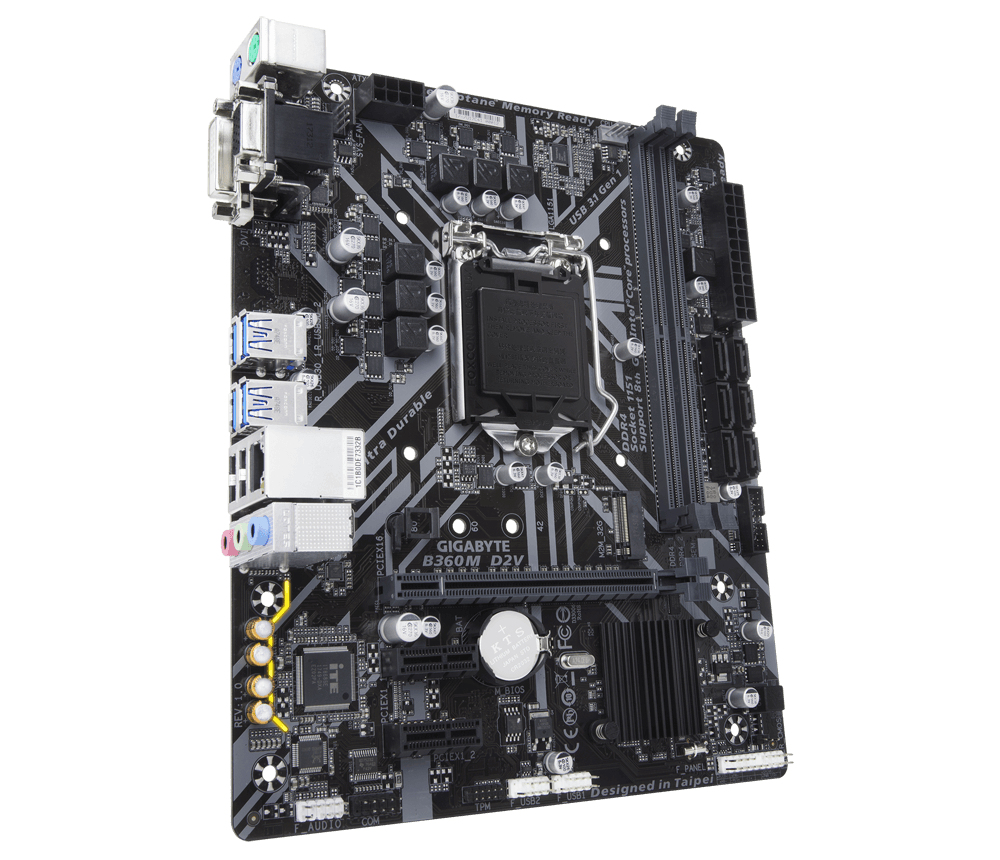 GIGABYTE B360M D2V – image 3