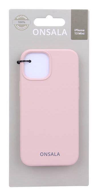 Onsala Phone Case Silicone Sand Pink - iPhone 13 Mini – image 2