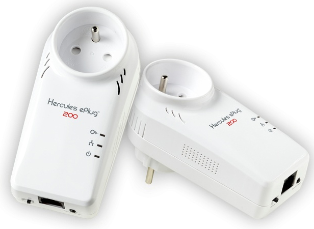 Hercules ePlug 200 Mini Pass Thru Duo